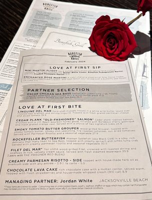 Menu photo 6 Bonefish Grill Jacksonville Beach, FL
