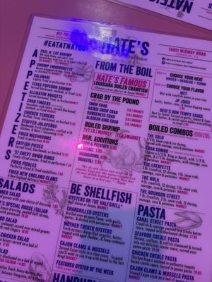 Menu photo 2 Nate's Seafood and Steakhouse Addison, TX
