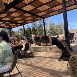 Hotel Contemplación - Outside patio of their restaurant, Salvia Blanca