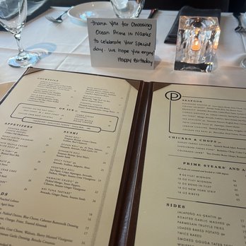 Ocean Prime - Current menu - Seafood Near Me - Naples, Florida Ocean Prime - Current menu - Seafood Near Me - Naples, Florida