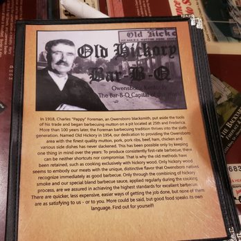 Old Hickory Bar-B-Que - Menu 12/8/19 - Barbeque Near Me - Owensboro, Kentucky Old Hickory Bar-B-Que - Menu 12/8/19 - Barbeque Near Me - Owensboro, Kentucky