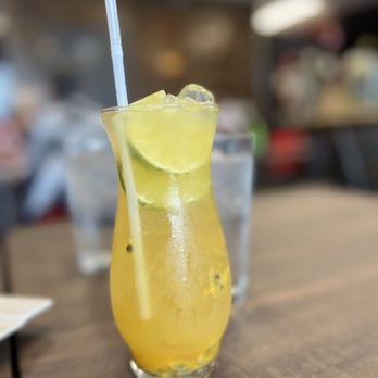 Chopstix Fusion - Iced jasmine tea with limeade passion fruit - Chinese Near Me - Denver, Colorado