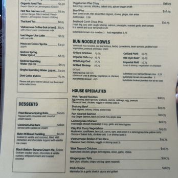 Gingergrass - Menu - Vietnamese Near Me - Los Angeles, California