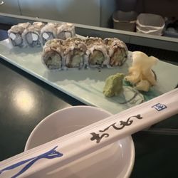 Bamboo Garden - Two roll lunch special. Comes with salad.