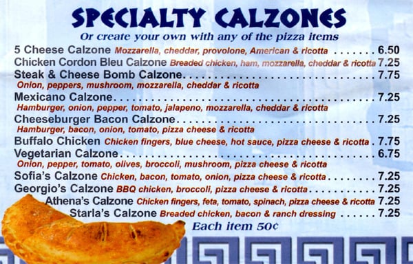 Menu photo 2 Sofia's Pizza Greenfield, MA