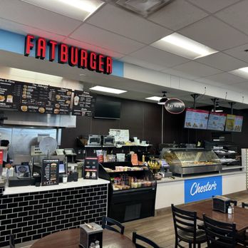Fatburger - Fatburger order counter and cooler (cooler products belong to/checkout with the gas station) - Burgers Near Me - Sanger, Texas