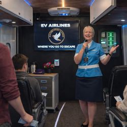 The pre-flight briefing before "take-off"!