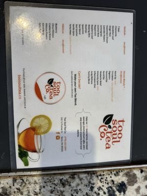 Menu photo 2 Too Soul Tea Reno, NV Menu photo 2 Too Soul Tea Reno, NV