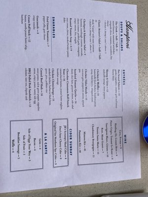 Menu photo 3 Hamptons Sumter, SC Menu photo 3 Hamptons Sumter, SC