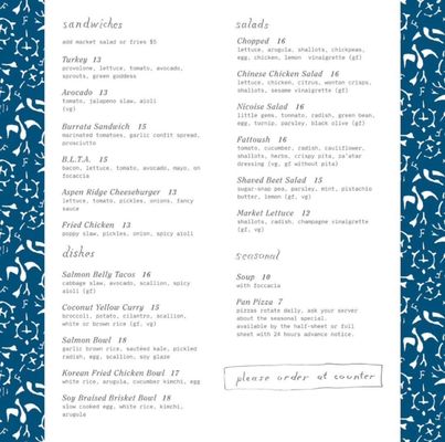 Menu photo 7 Forage Los Angeles, CA