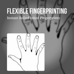 Flexible Fingerprinting - INSTANT ROLLED INKED FINGERPRINTS. OPEN UNTIL 8PM WEEKDAYS AND 6PM SATURDAYS. WE PRINT ON ANY FORMS OR DOCUMENTS.