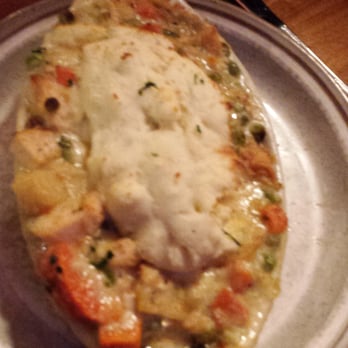Brazen Head Irish Pub - Chicken pot pie. Flakey crust at the bottom, veggies and chicken in the middle, potatoes on the top. - Pubs Near Me - Omaha, Nebraska Brazen Head Irish Pub - Chicken pot pie. Flakey crust at the bottom, veggies and chicken in the middle, potatoes on the top. - Pubs Near Me - Omaha, Nebraska