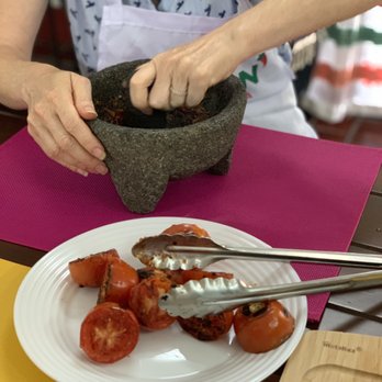 Cookin' Vallarta - Making salsa - Cooking Classes Near Me