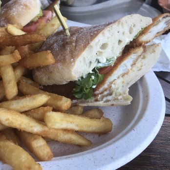 Canal Cafe - Fried Flounder Sandwich - Seafood Near Me - Hampton Bays, New York Canal Cafe - Fried Flounder Sandwich - Seafood Near Me - Hampton Bays, New York