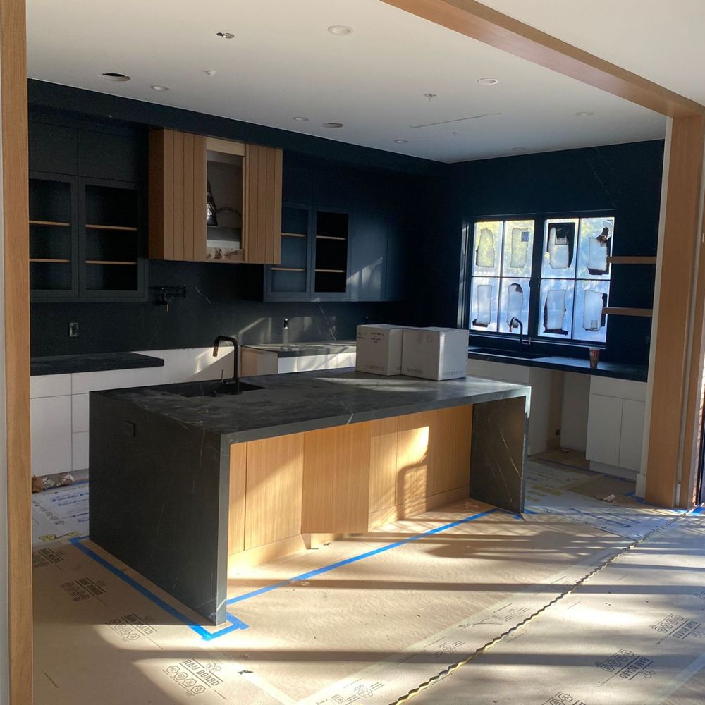 A picture that I took of the kitchen, towards the last steps of the project. A picture that I took of the kitchen, towards the last steps of the project.