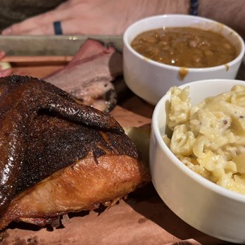 Home Team BBQ - Combo Plate with Chicken and Brisket - Barbeque Near Me - Aspen, Colorado