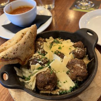 The Vault Uptown - Bison meatballs with great sauce and cheese. - New American Near Me - Sedona, Arizona The Vault Uptown - Bison meatballs with great sauce and cheese. - New American Near Me - Sedona, Arizona