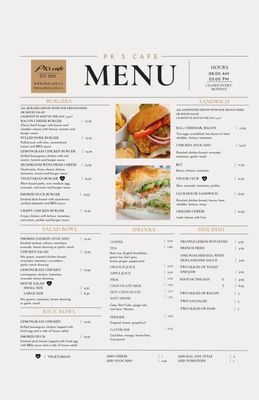 Menu photo 7 PK’s Cafe Port Coquitlam, BC Menu photo 7 PK’s Cafe Port Coquitlam, BC