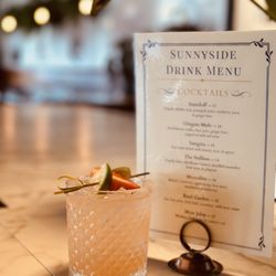 Sunnyside - Drink Menu