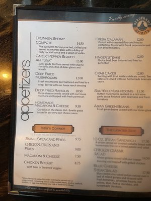 Menu photo 8 Casagranda's Steakhouse Butte, MT Menu photo 8 Casagranda's Steakhouse Butte, MT