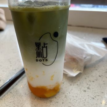 Dots Boba - Matcha Mango - Bubble Tea Near Me - San Francisco, California Dots Boba - Matcha Mango - Bubble Tea Near Me - San Francisco, California