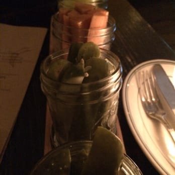 Jacob's Pickles - Four sets of pickles - Comfort Food Near Me - New York, New York