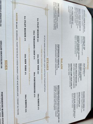 Menu photo 1 Porterhouse El Segundo, CA Menu photo 1 Porterhouse El Segundo, CA