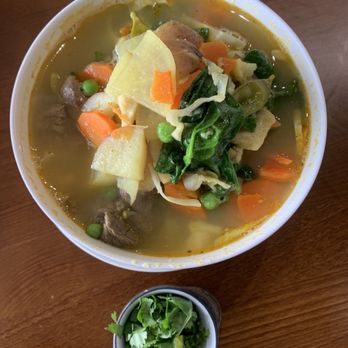 Base Camp Restaurant - LAMB SHYAKPA - so many different types of vegetables! - Himalayan/Nepalese Near Me - Ann Arbor, Michigan