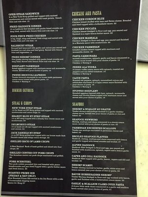 Menu photo 6 Alpine Grille Northville, NY