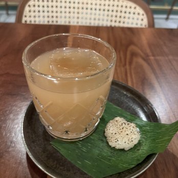 Mitr Thai - Old fashioned with roasted sticky rice - Thai Near Me - New York, New York