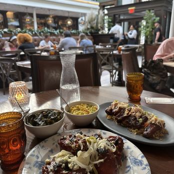 Succotash Prime - Dirty chicken, ribs, succotash and kimchi collard greens. - Southern Near Me - Washington, DC, District of Columbia