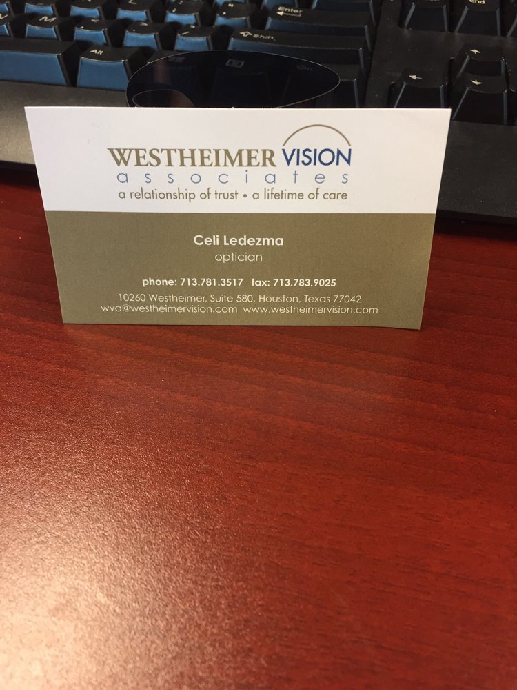WESTHEIMER VISION ASSOCIATES 12 Reviews Optometrists 10260