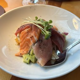 Three fish crudo Three fish crudo