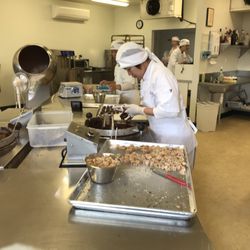 Makana Boutique Chocolate Factory - Kitchen - watch chocolate being made!