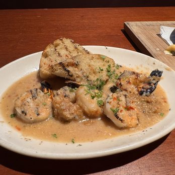 Firestone Walker - Paso Robles - Shrimp appetizer - Breweries Near Me - Paso Robles, California