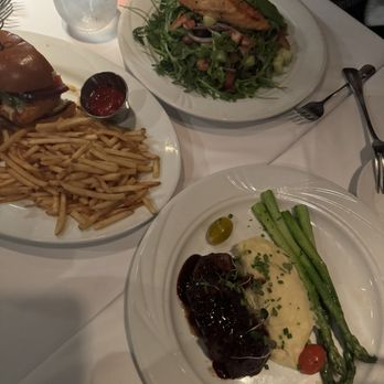 Smitty's Grill - Salmon salad, Cajun Chicken Sandwich, and the special of the night flat iron steak with mashed & asparagus - American Near Me - Pasadena, California Smitty's Grill - Salmon salad, Cajun Chicken Sandwich, and the special of the night flat iron steak with mashed & asparagus - American Near Me - Pasadena, California