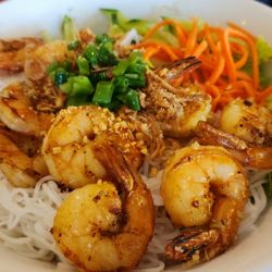 Grilled shrimp vermicelli