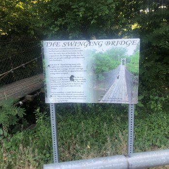 Swinging Bridge - sign - Landmarks & Historical Buildings Near Me - Pawhuska, Oklahoma
