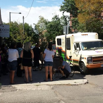 Vegan Van - Long line for the grand reopening. - Vegan Near Me - Denver, Colorado Vegan Van - Long line for the grand reopening. - Vegan Near Me - Denver, Colorado