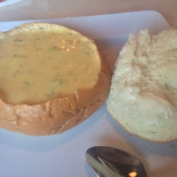 McAlister's Deli - Yum Broccoli cheddar soup!