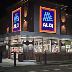 Outside Aldi
