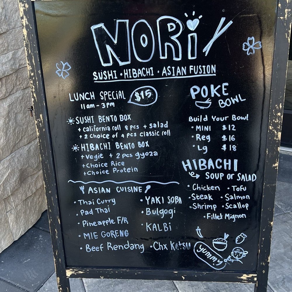 Nori Restaurant - Asian Fusion Near Me - St. Augustine, Florida