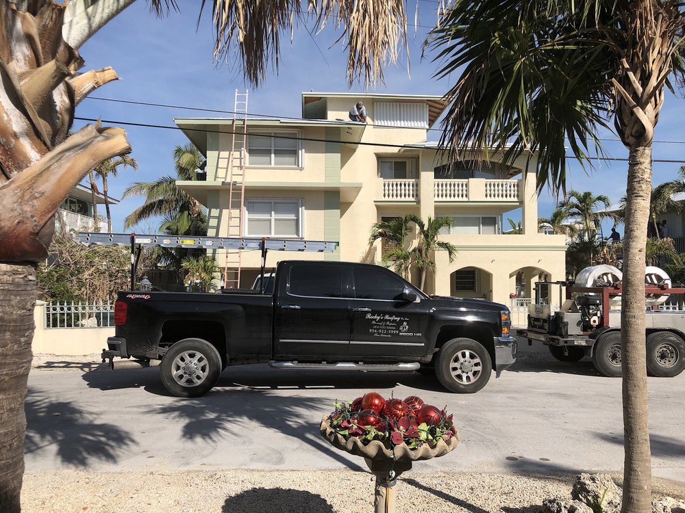 Slide of Rocky's Roofing