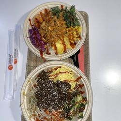 BIBIBOP Asian Grill - Sweet & Spicy Chicken Korean Beef & Noodle