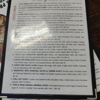 War Horse Brewing Company - Craft beer menu - Breweries Near Me - Geneva, New York War Horse Brewing Company - Craft beer menu - Breweries Near Me - Geneva, New York