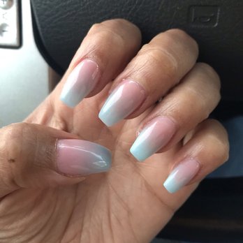 Gelish Nails - Hombre nails done with Tim. - Nail Salons Near Me - Fremont, California Gelish Nails - Hombre nails done with Tim. - Nail Salons Near Me - Fremont, California