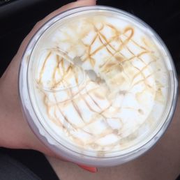 Iced caramel cloud macchiato Iced caramel cloud macchiato