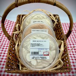 Port City Smokehouse - Whitefish pate.
Fish and chips, fish market,  fried fish, seafood market, jerky, Lobster roll