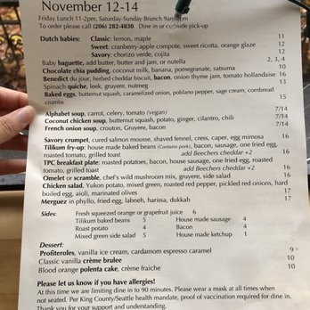 Tilikum Place Cafe - New American Near Me - Seattle, Washington