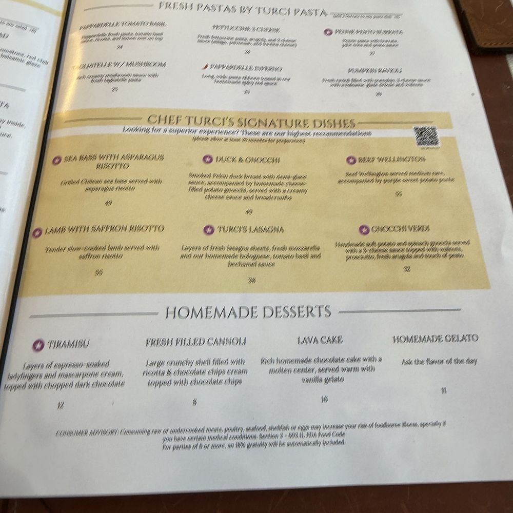 Luca Turci - Menu - Italian Near Me - Winter Park, Florida Luca Turci - Menu - Italian Near Me - Winter Park, Florida